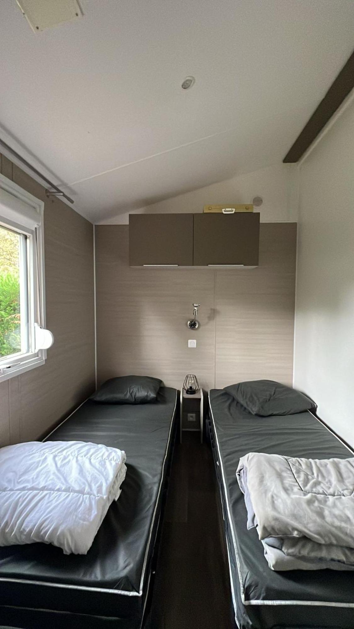 Mobil Home Amenage 2 Chambres La Teste Camping**** Dış mekan fotoğraf