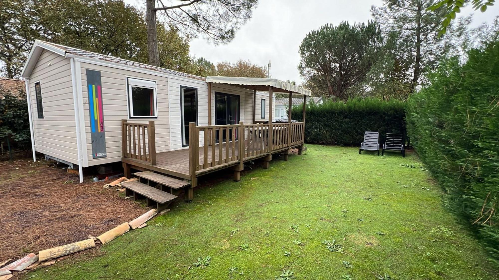 Mobil Home Amenage 2 Chambres La Teste Camping**** Dış mekan fotoğraf